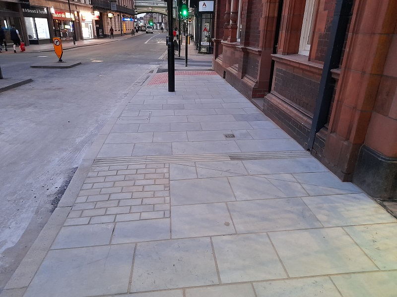 Foregate Street pavement