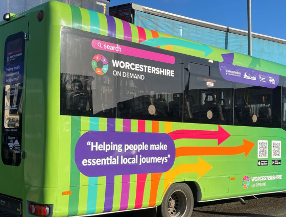 Worcestershire on demand bus
