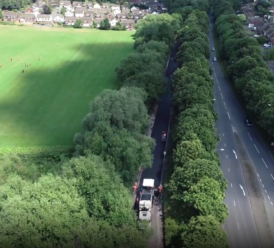 Scheme 2a: Continued construction works for a new pedestrian and cycle route between Harvington Road and Charford Road