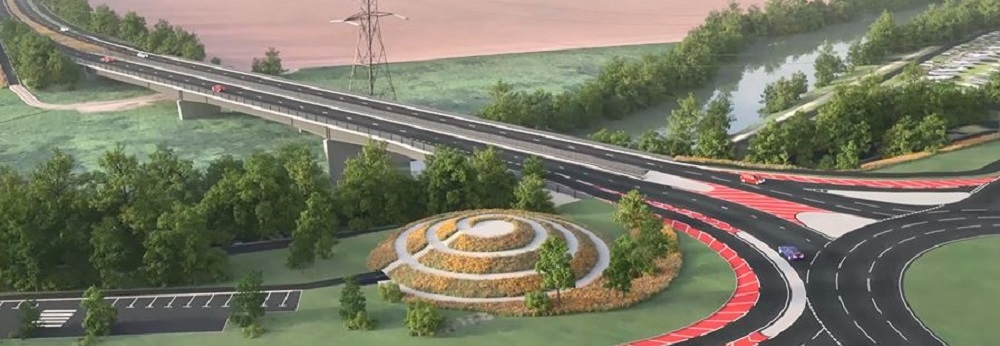 Southern link road phase 4 artists impression