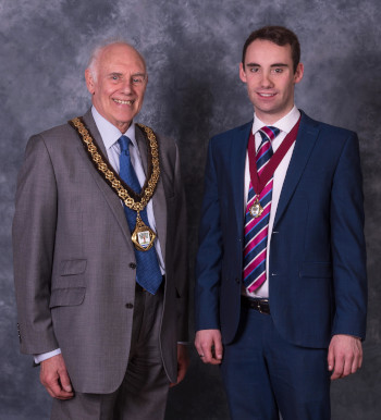 Chairman Councillor Chris Rogers and Vice Chairman Kyle Daisley