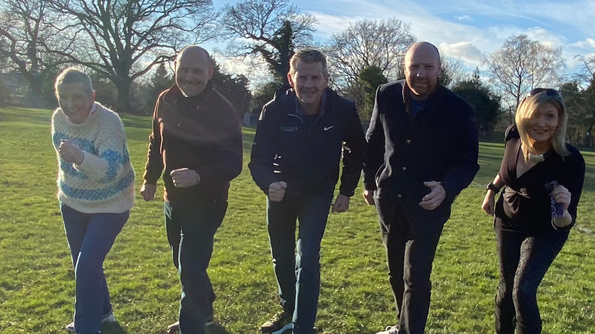 Photo caption: (LtoR) Councillor Sue Baxter, Chair of the Wythall Community Association, County Councillor Adam Kent, Steve Cram OBE, Chris Scott Treasurer of the Wythall Community Association, and Lisa McNally, Director of Public Health in Worcestershire