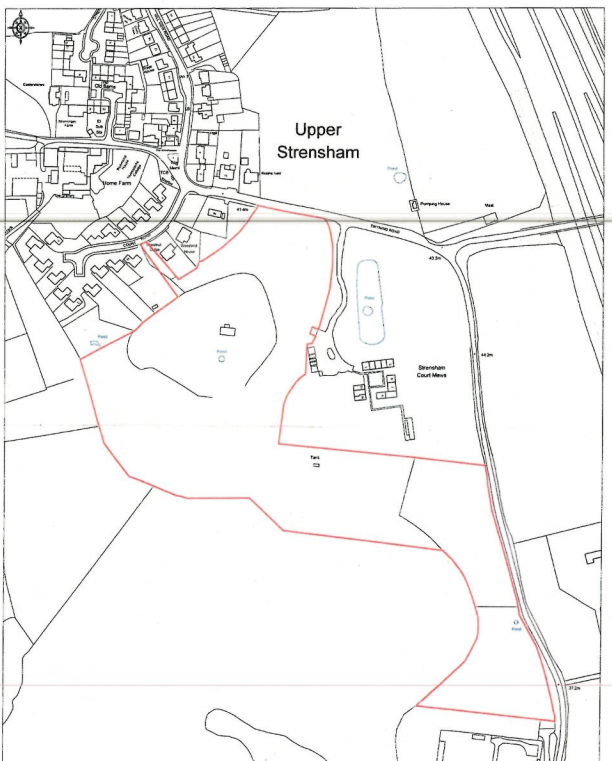 Strensham Map