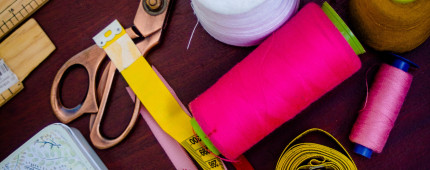 Accessories for sewing with thread