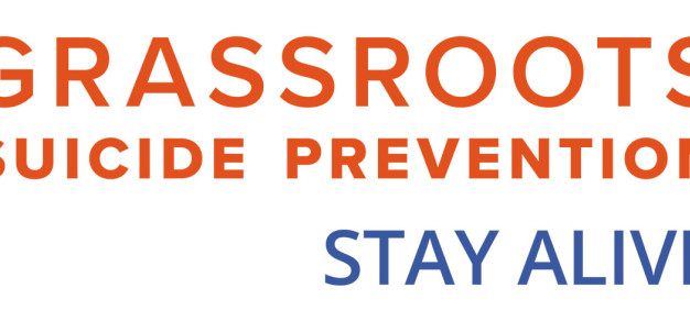 Grassroots suicide prevention stay alive logo