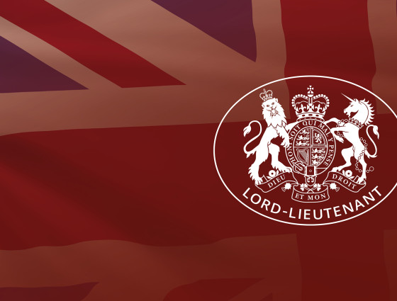 Lord lieutenant banner