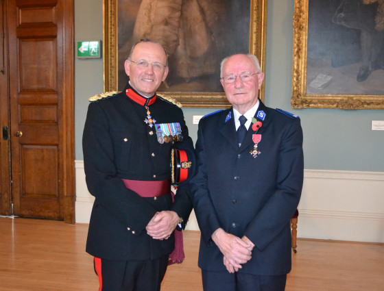 Lord lieutenant with Mr Campbell