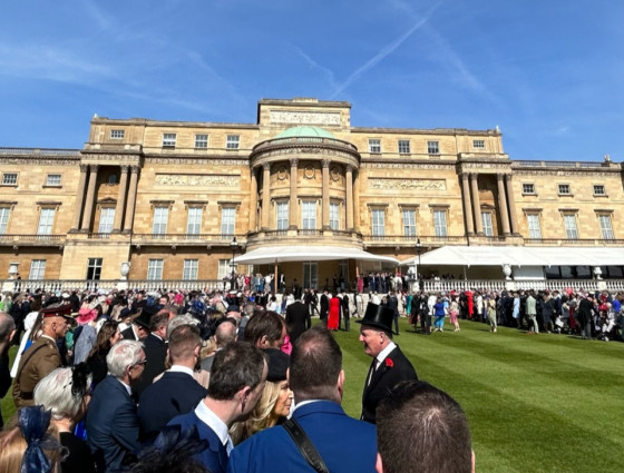 A Royal Garden Party taking place at Buckingham Palace