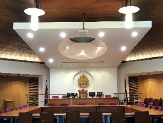 Council Chamber in County Hall