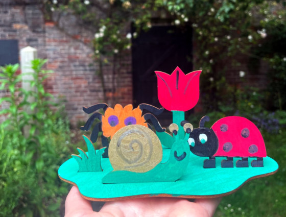 A photo showing what children can make in “Bug Creations” 