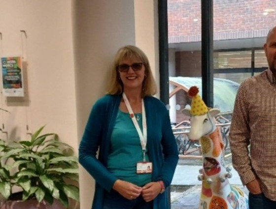 Launa Brooks (Worcestershire Community Catalyst) and Gary (Friendly Befriending)