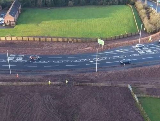 BREP m5 motorway works