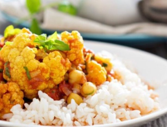 Bowl of curry & rice