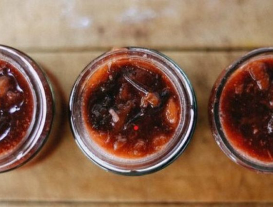 Jars of chutney