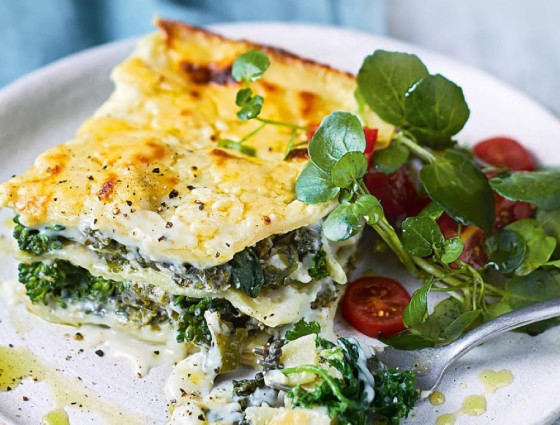 Green vegetable lasagna