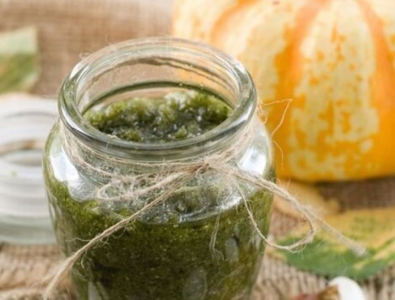 Jar of pesto