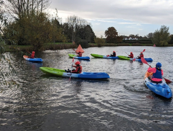 Water sports at Lakeside on the University of Worcester campus