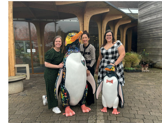 Left to Right - Sara Matthews (St Richard's Hospice), Dominique Bray (Visit Worcestershire) and Lorna Robinson (Visit Worcestershire