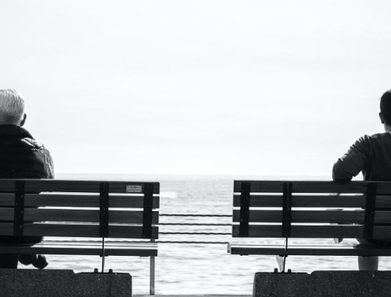 people sat on bench