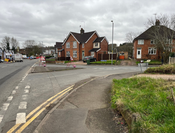 Junction for Batchley Road 