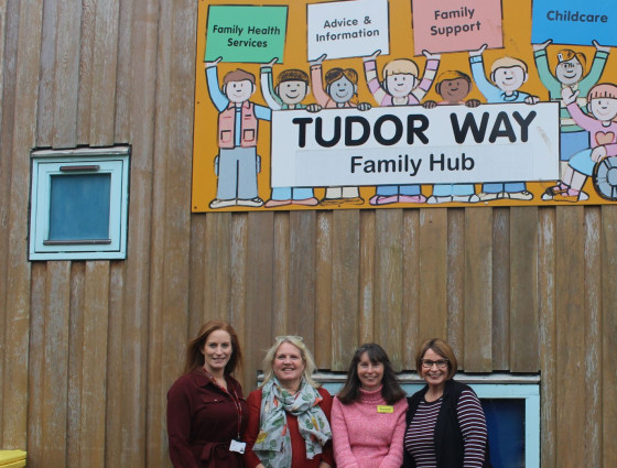 L to R) Claire Mitchell, Worcestershire County Council, Public Health Team, Linda Haynes, Public Health Midwife, Elizabeth Hammond, Tobacco Dependency Advisor: Pregnancy, and Heloise Doherty, Public Health Midwife who all work on the project to reduce smoking in pregnancy. 