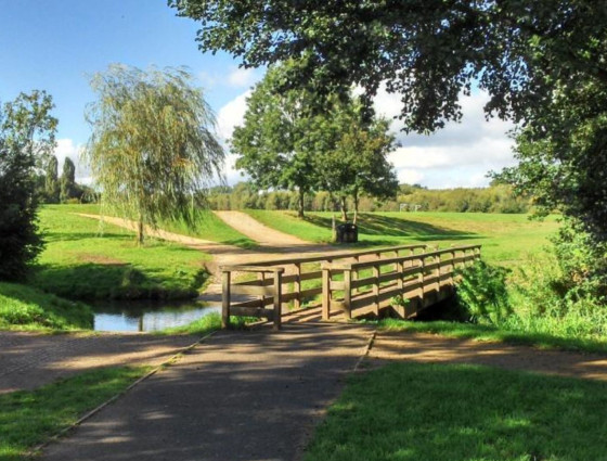 Springfield Park Bridge prior to vandalism