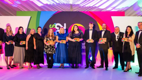 Photograph of the winners of the national apprenticeship awards 2022