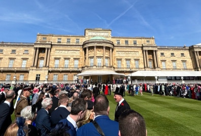 A Royal Garden Party taking place at Buckingham Palace