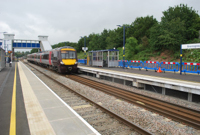 A train at Bromsgrove Station