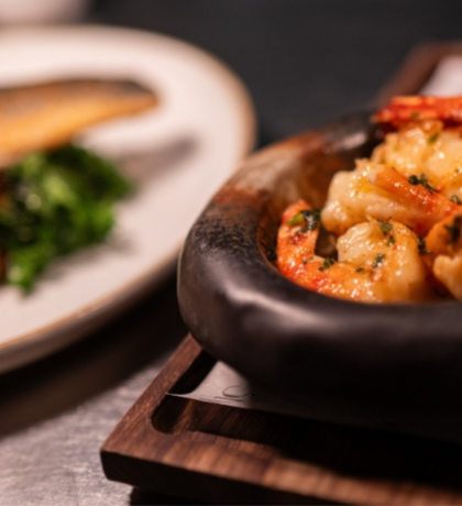 Food dishes being served from The Dry Spy, Bromsgrove