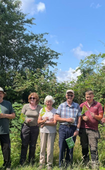 Worcestershire County Council officers and a team of volunteers