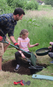 Family Big Dig in Wolverley 