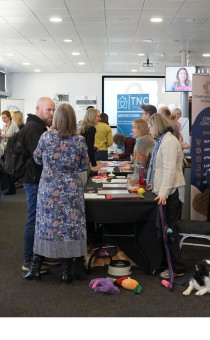 People visiting the CME Showcase at Berrington Court