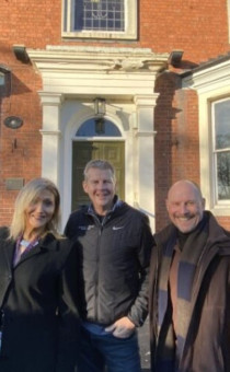 Steve Cram, Lisa McNally and Adam Kent