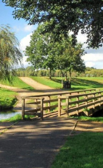 Springfield Park Bridge prior to vandalism