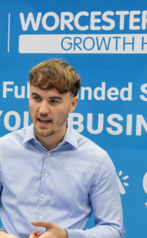  Worcestershire Growth Hub employee offering event support